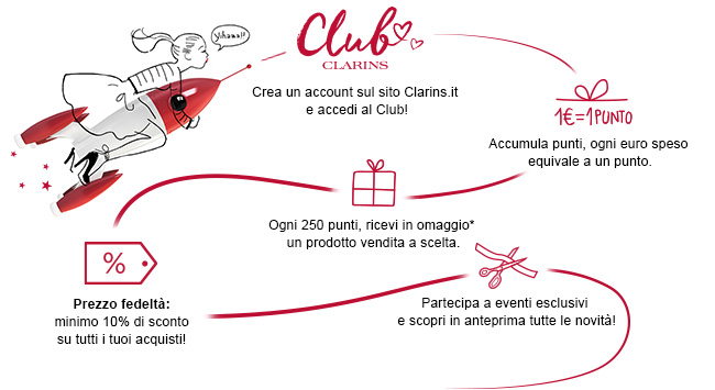 Scopri l'esclusivo Club Clarins