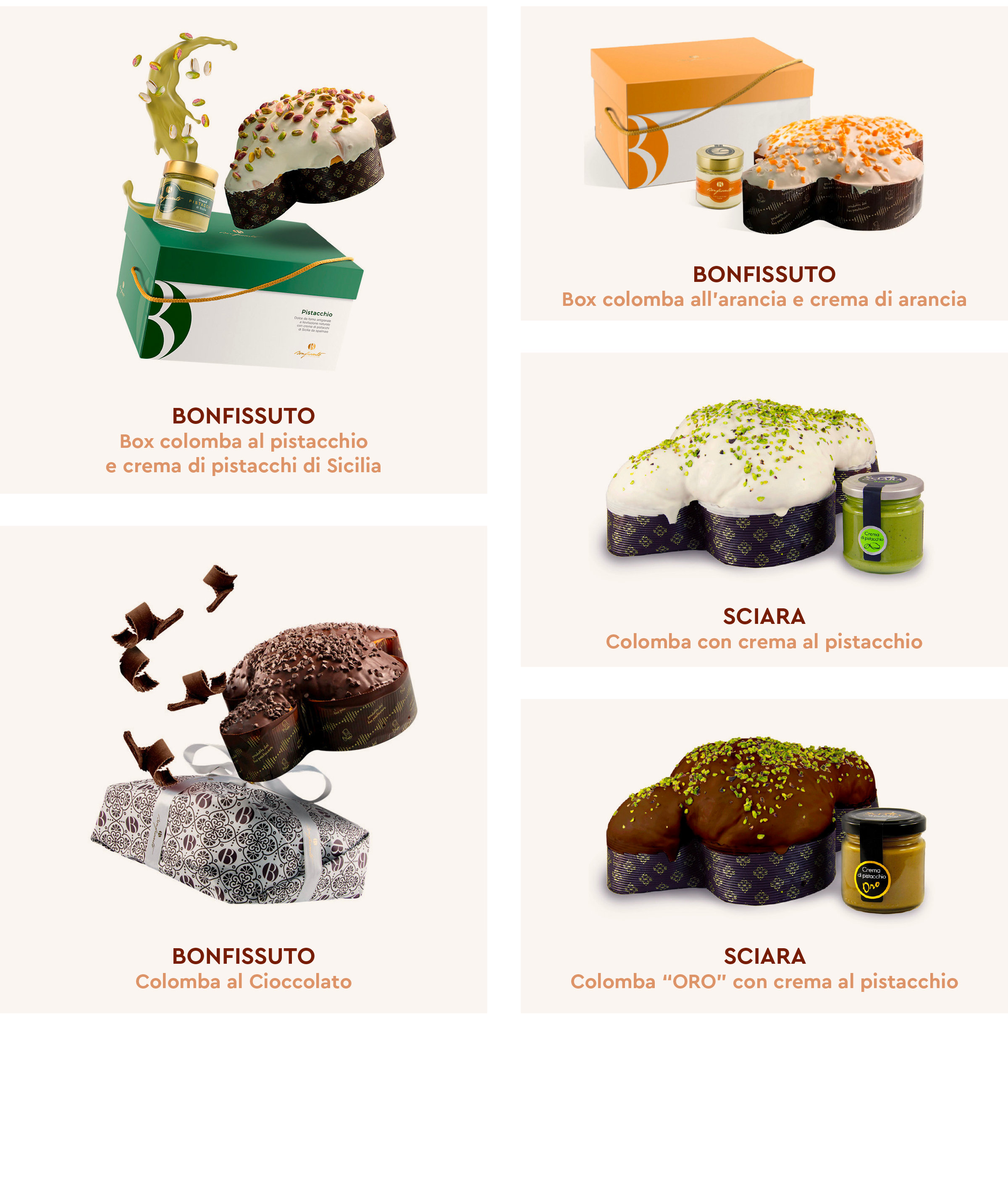 Colombe d'autore colombe di qualità con ingredienti eccellenti