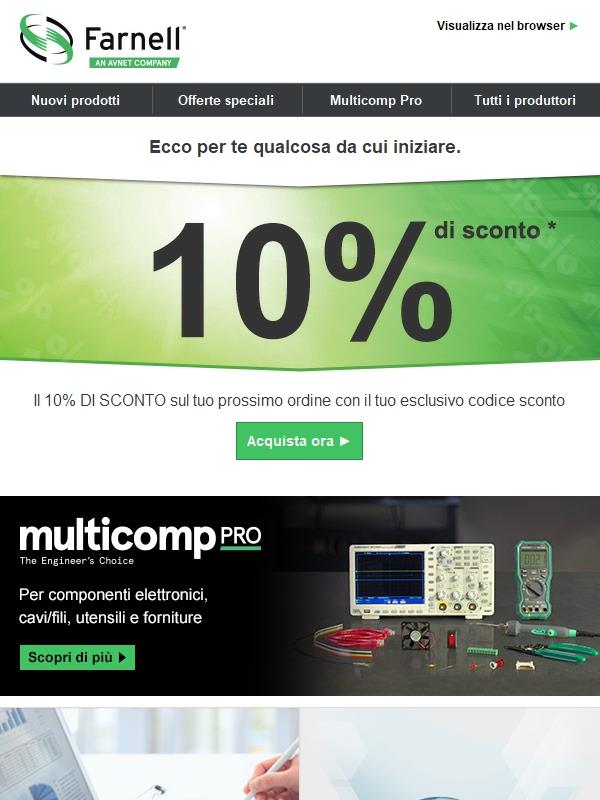Abbiamo sconti e offerte speciali per te!