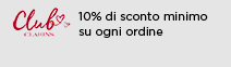 10% di sconto minimo su ogni ordine