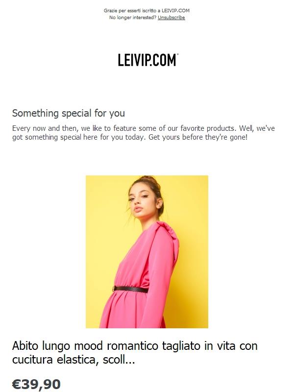 Spedizione gratis senza minimo d'ordine fino al 21/03