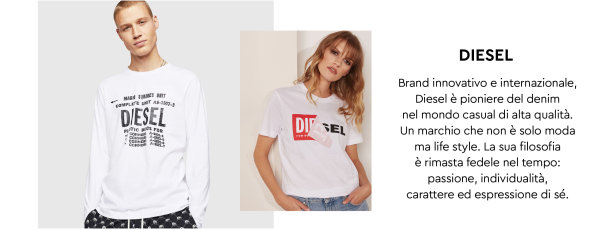 Diesel jeans e abbigliamento streetwear online a prezzi vantaggiosi