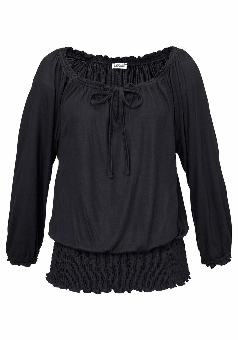 Blusa scollo a barca da 29,99€ >