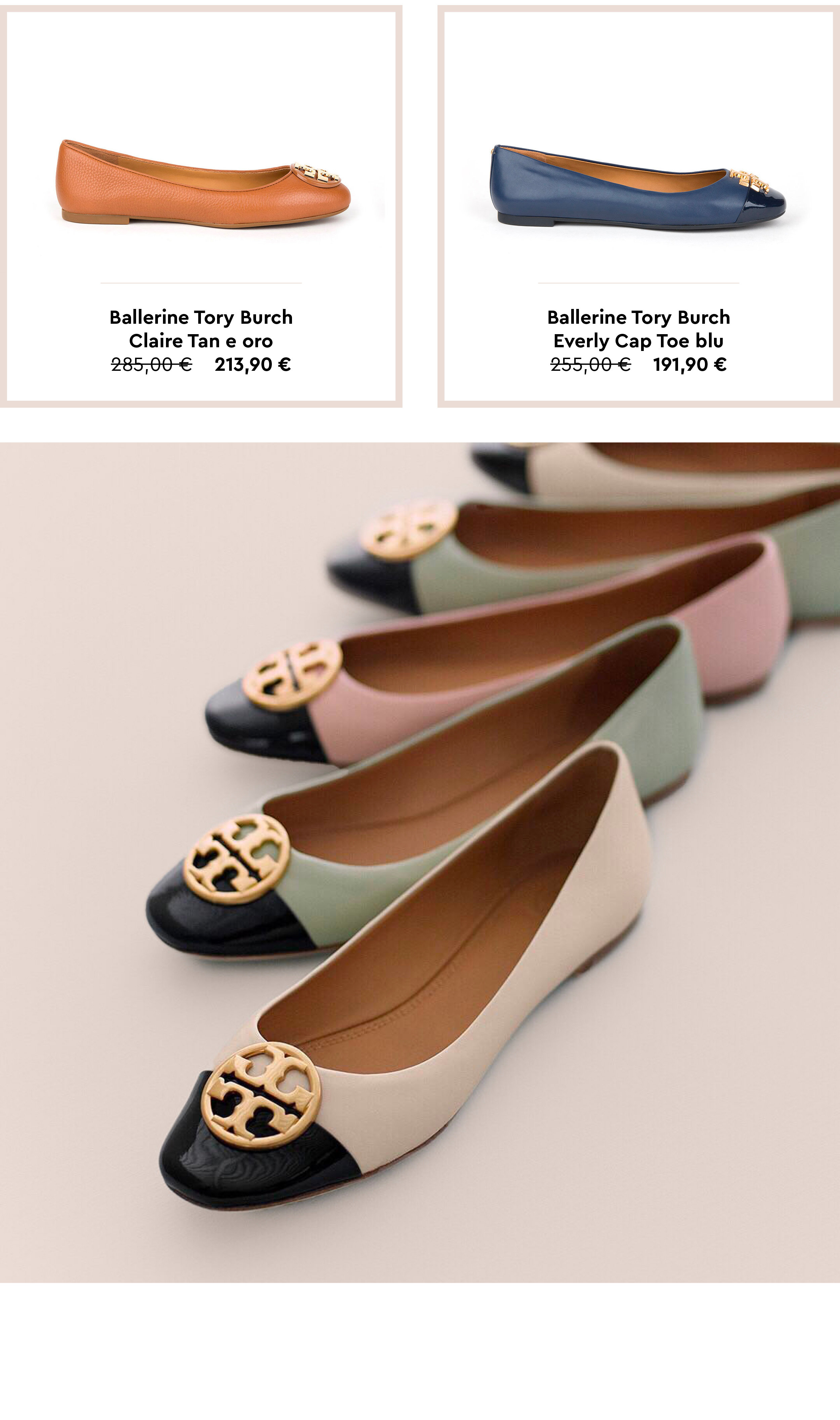  TORY BURCH BORSE E SCARPE