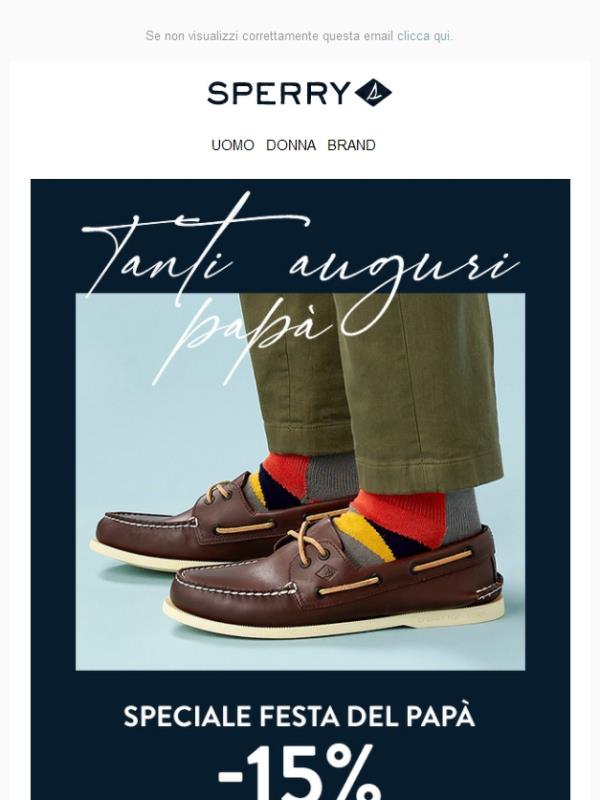 15% di sconto | Speciale festa del papà