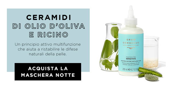 MASCHERA CUTE E CAPELLI SENSITIVE IN CERAMIDE ARRICCHITA