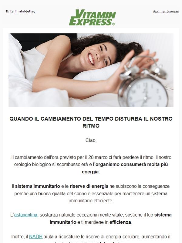 Passaggio all'ora legale - Evita il mini-jetlag