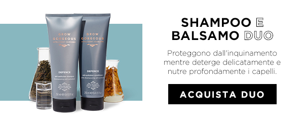 SHAMPOO E BALSAMO DEFENCE DUO GROW GORGEOUS