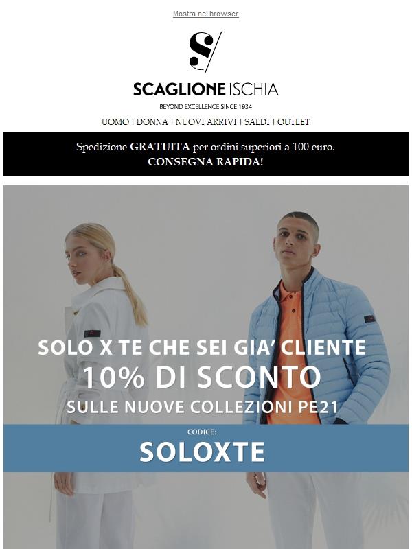 🌸 Nuova stagione, nuovo inizio 🌸 Approfitta del 10% di sconto sulle nuove collezioni!