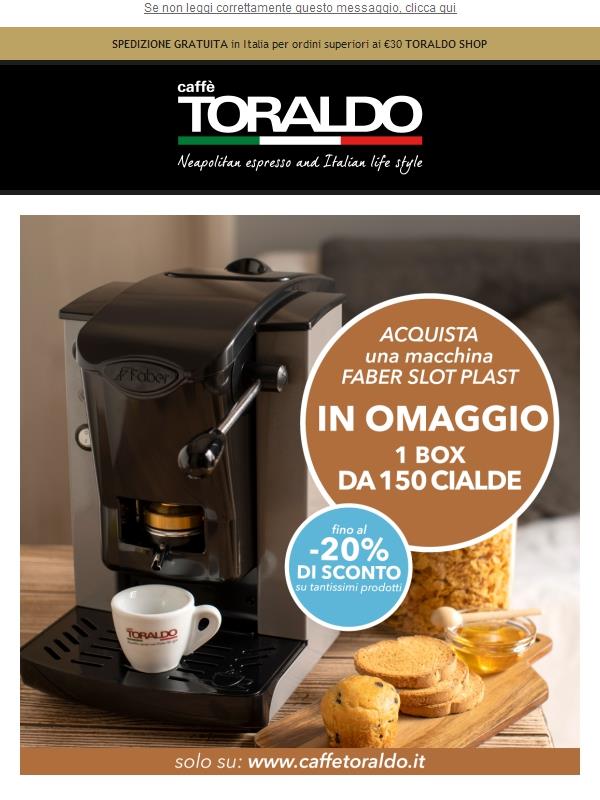 Acquista una macchina Slot Plast 150 cialde in omaggio per te!