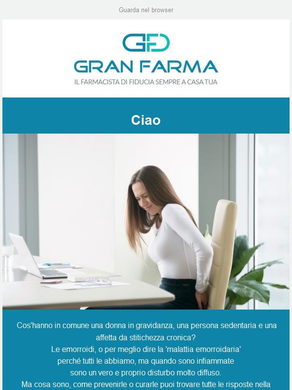 Le pillole di GranFarma.it : come curare le emorroidi