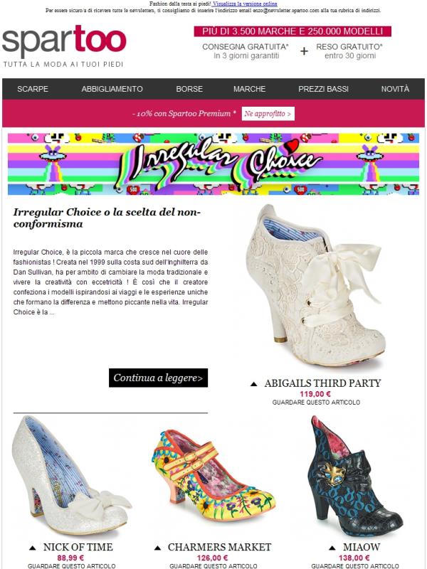 La selezione della stagione! Consegna gratuita per Irregular Choice, Oakwood, Casual Attitude, Crocs, Vans, adidas Performance, Vero Moda e Versace Jeans Couture