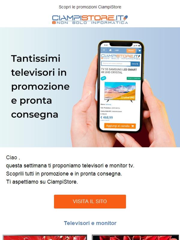 Tanti televisori scontati e in pronta consegna