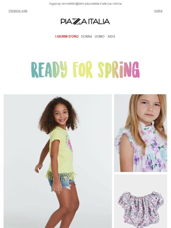 Ready for Spring: scopri le novità coloratissime per i piccoli!