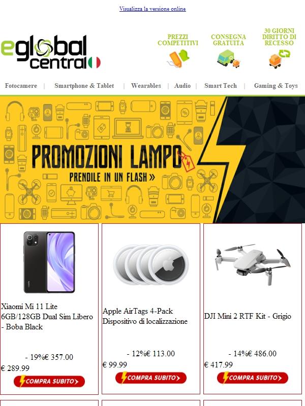 Promozioni Lampo⚡ (Xiaomi M11 Lite. Apple AirTag, Samsung Galaxy A52..)