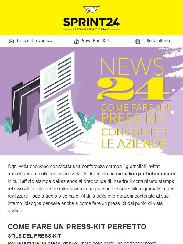 News24 - Come fare un press-kit