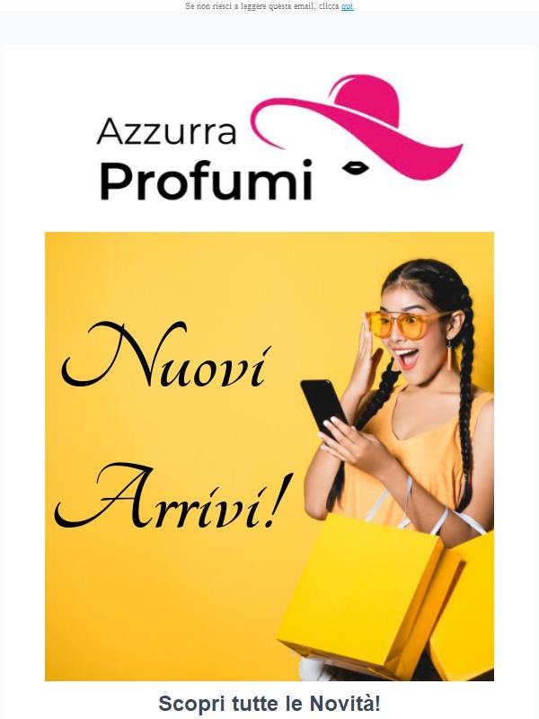 Scopri tutte le novità su Azzurra Profumi!