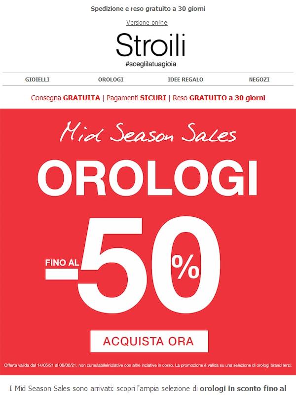 ⌚ fino al -50%: CK, Emporio Armani, Fossil, Maserati e Sector