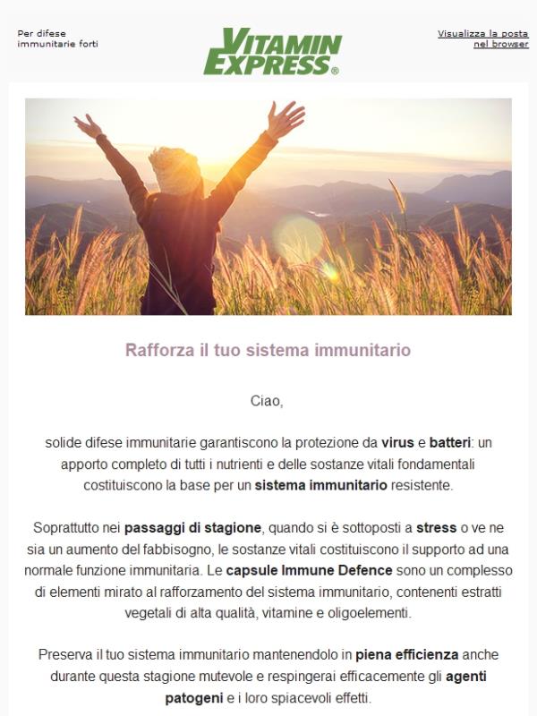 Novità: Immune Defence