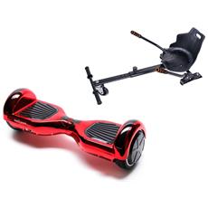 Smart Balance Hoverboard 6.5 Pollici, Regular Electrored + Hoverseat