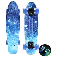 JUSTGREENBOX 22 Pollici Skateboard Cruiser Penny Retro Longboard