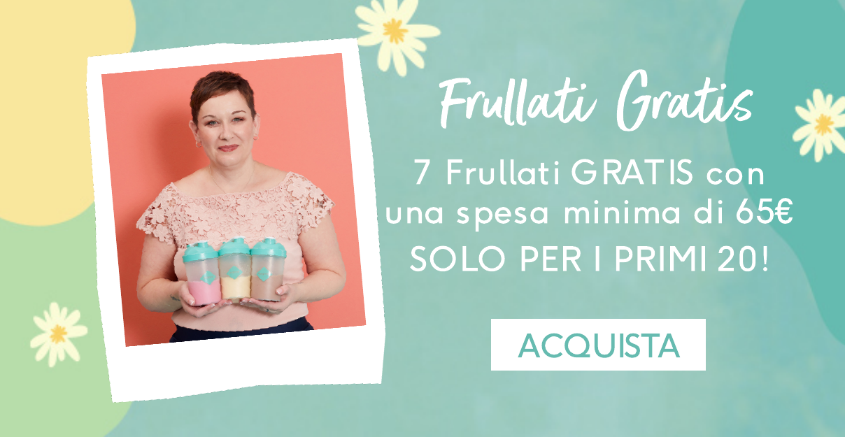 7 frullati gratis exante con una spesa minima di 65 euro