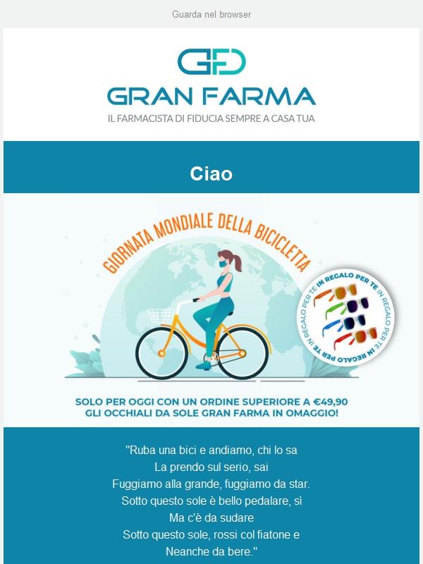 Goditi le passeggiate in bicicletta con gli occhiali GranFarma