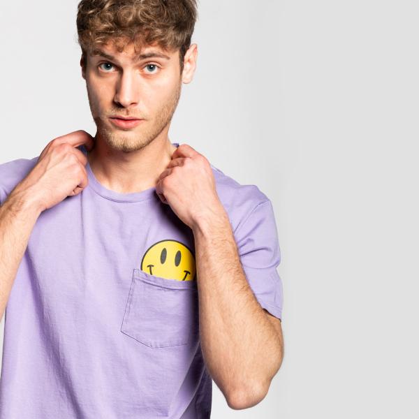 T-shirt Smile viola