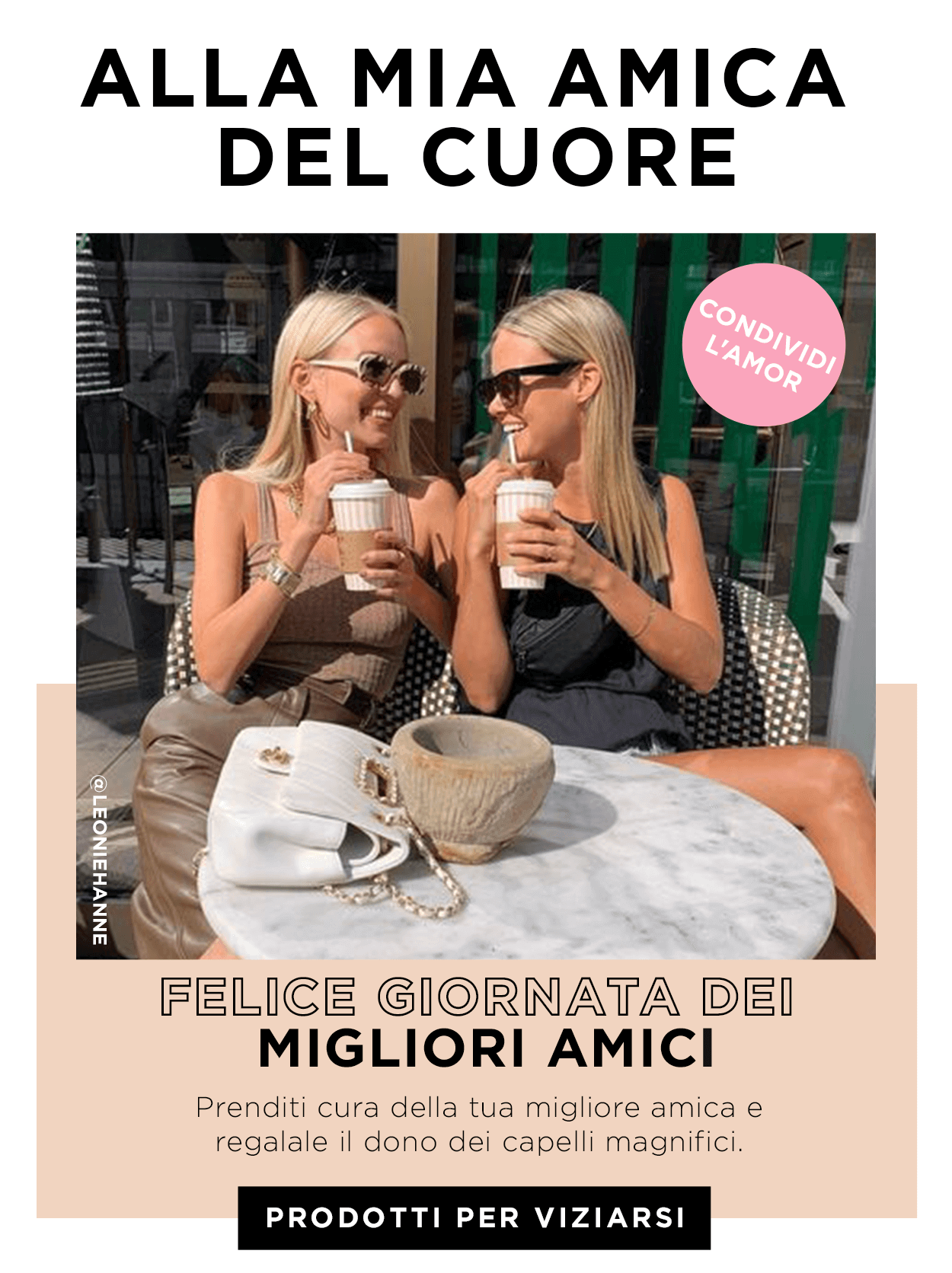 Felice giornata dei migliori amici