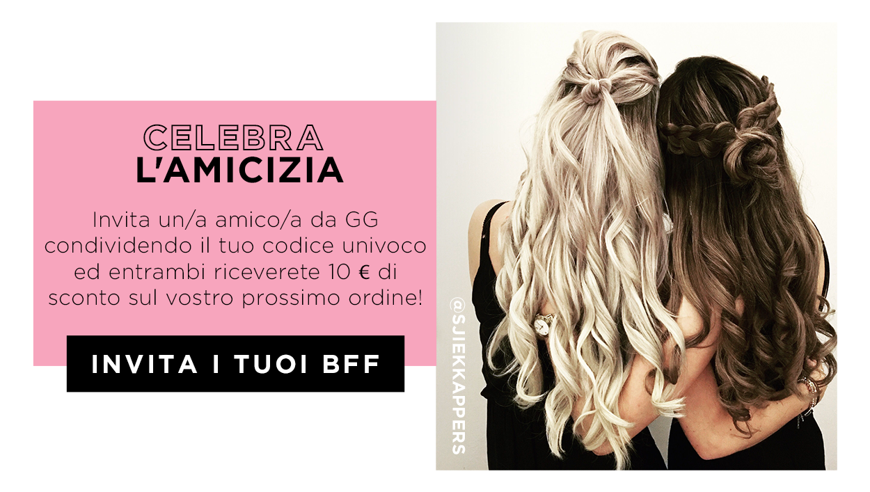 Il tuo migliore amico. Portalo nel mondo Grow Gorgeous.