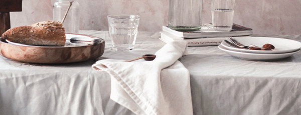 Lino in tavola una collezione di tovaglie in lino