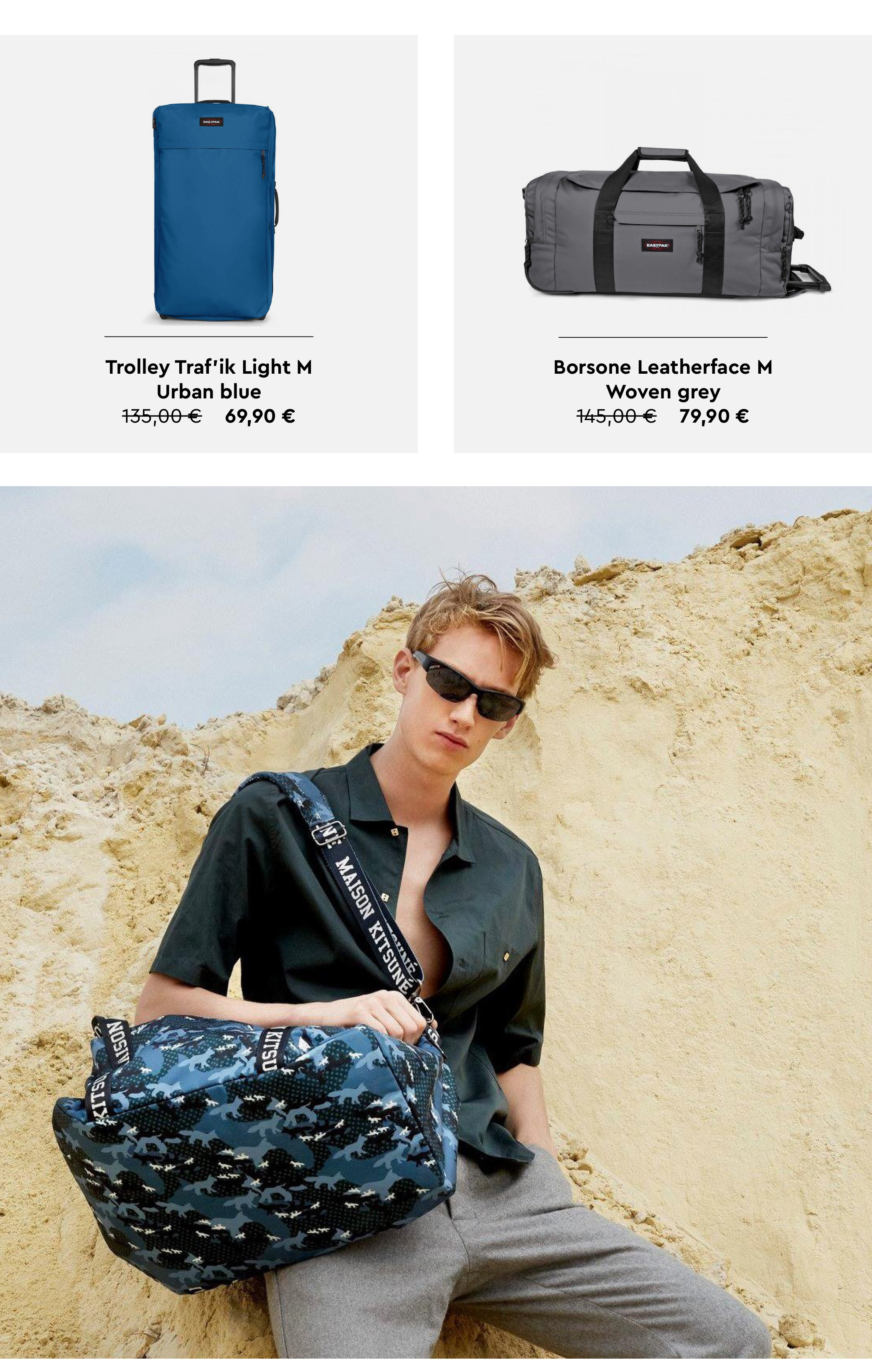 Eastpak Zaini, Borse e Tracolle prezzi Outlet