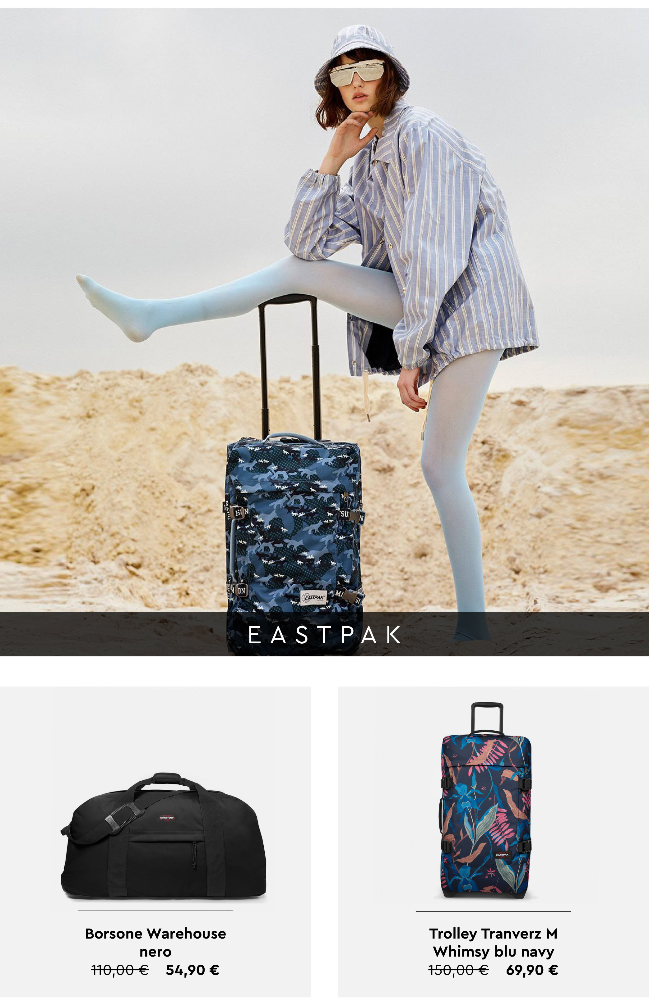 Eastpak Zaini, Borse e Tracolle prezzi Outlet