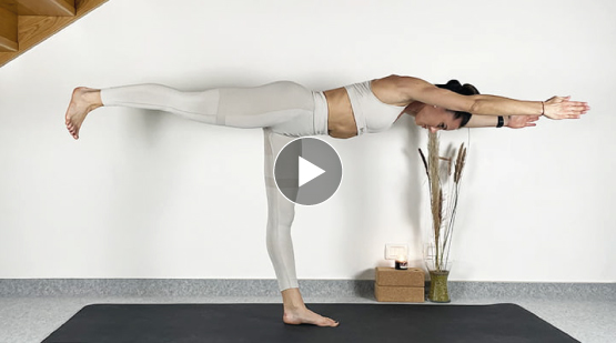 Yoga Asana 05 - Posizione del Guerriero 3