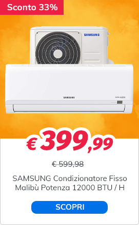 SAMSUNG Condizionatore Fisso Malibù Potenza 12000 BTU / H