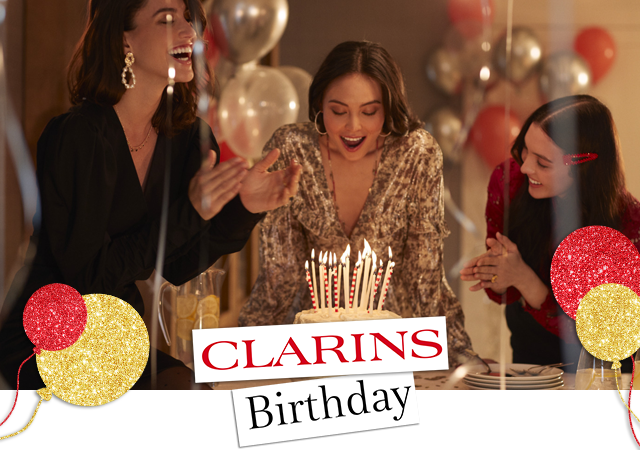 Buon compleanno Clarins