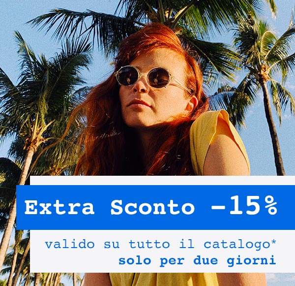 Extra sconto -15% - Codice Promo FLASH06