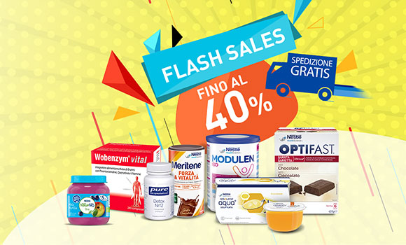 Flash Sales - Fino al 40%