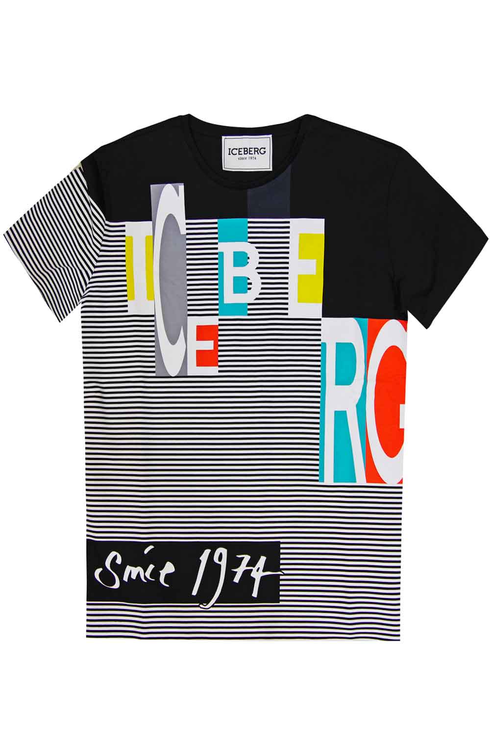 Tshirt con stampa multicolor - ICEBERG