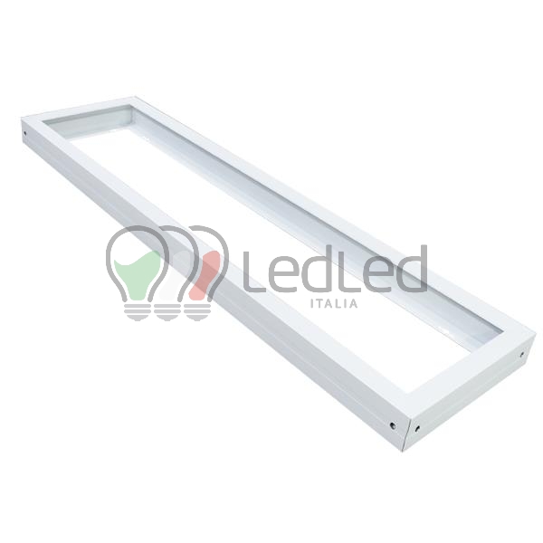 Immagine Cornice Supporto per Pannello Led Rettangolare Bianco