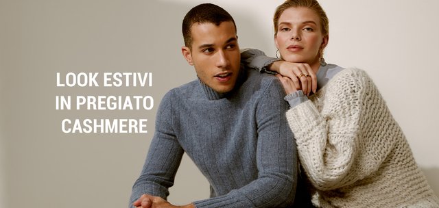 Look estivi in pregiato cashmere