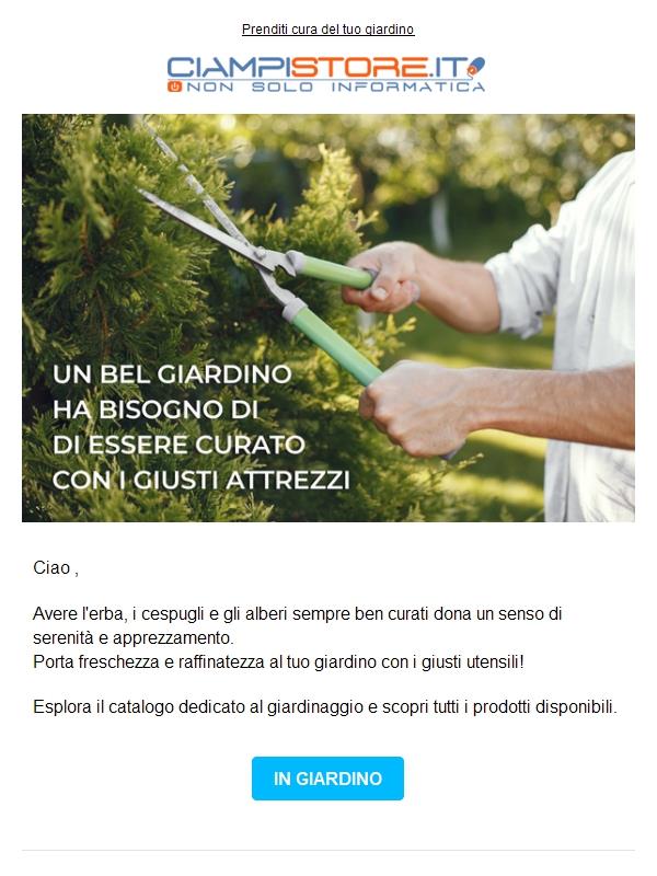 Al tuo giardino ci pensa CiampiStore: scopri i nostri prodotti!