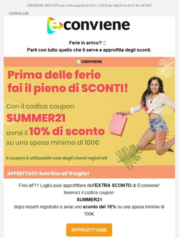 Fai il pieno di sconti prima delle ferie