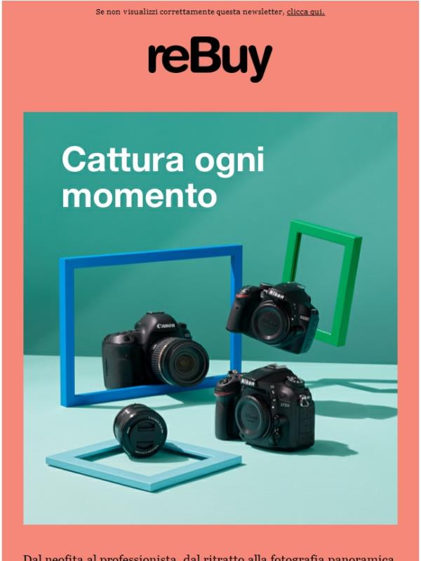 Cattura i momenti migliori: 10% di sconto sulle macchine fotografiche!