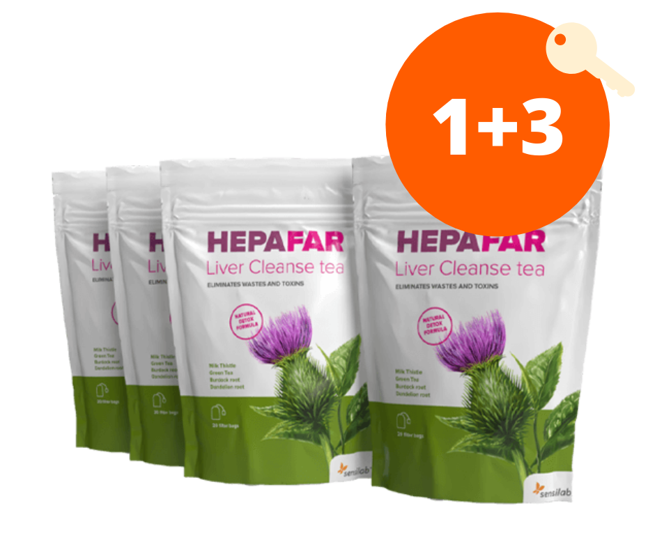 HEPAFAR Liver Cleanse tea 1+3 GRATIS »