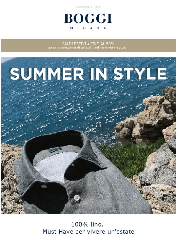Boggi Milano: Summer in style: camicie 100% lino | Jekoo