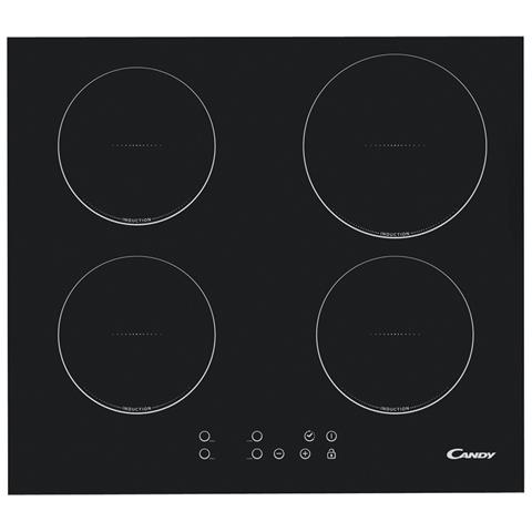 CANDY Piano Cottura CELPI 60 a Induzione 4 Zone Cottura da 60 cm Colore Nero