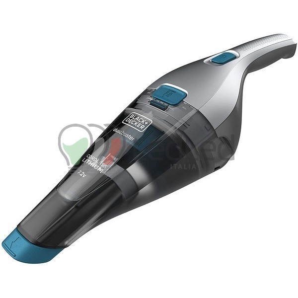 Immagine Aspirabriciole a batteria Black+Decker Dustbuster 7,2V 10,8Wh colore argento