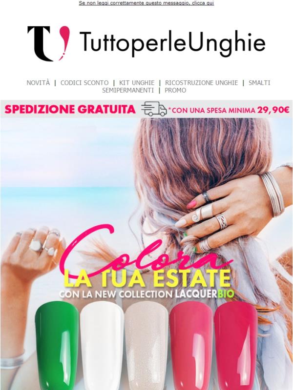 Colora la tua Estate con i LacquerBIO: I nuovi Semipermanenti!