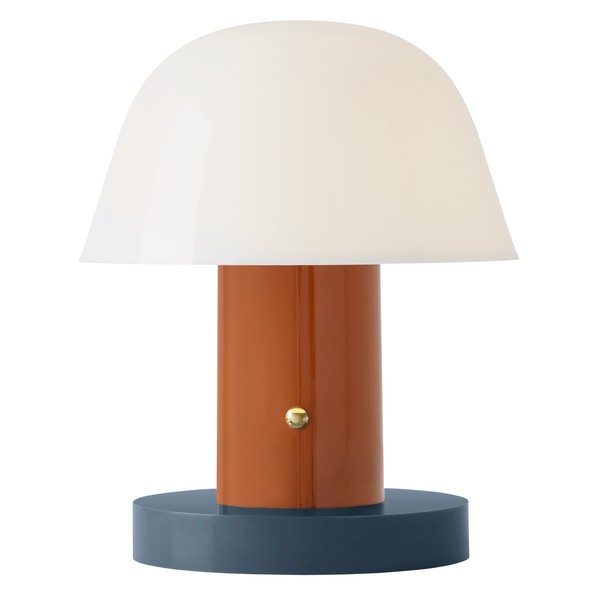 Lampada da tavolo Setago JH27, rust - thunder